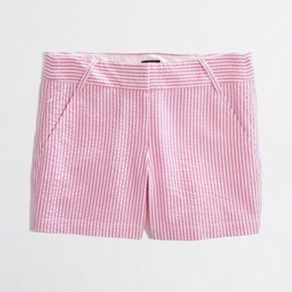 ✨ J. Crew Factory CityFit Seersucker Chino Shorts